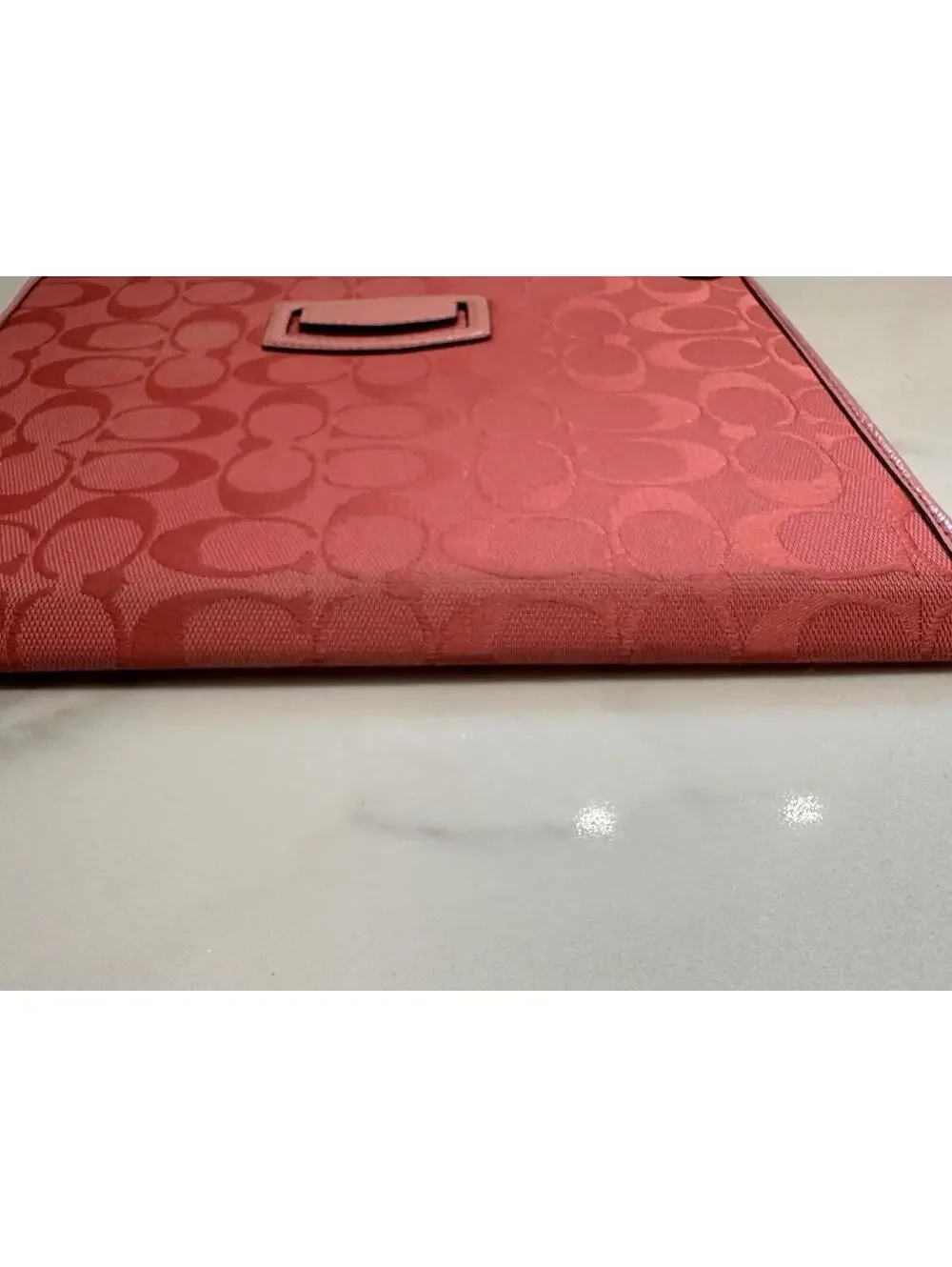 Coach Pink Canvas Signature Print iPad 2 Smart Cover Case $68